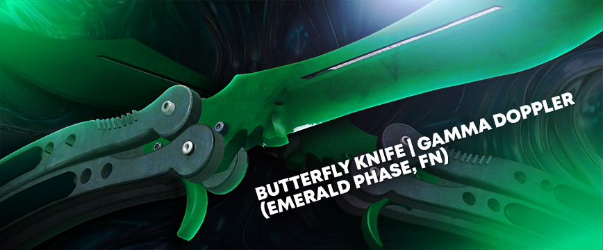 Butterfly Knife Gamma Doppler (Emerald Phase, FN)
