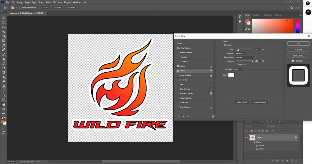 creating a glossy sticker in cs:go