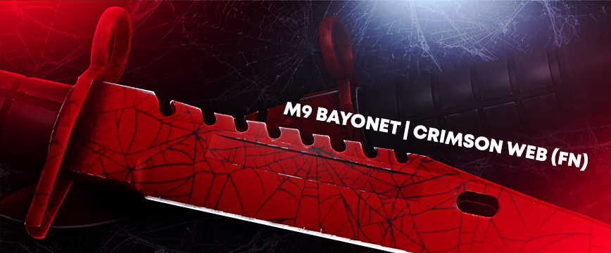 M9 Bayonet Crimson Web (FN)