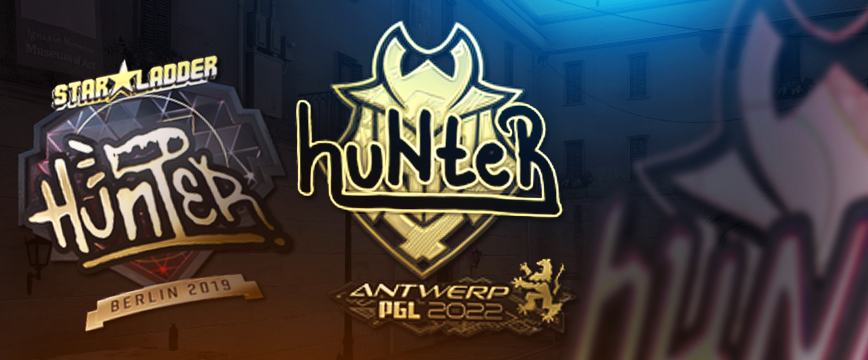 Hunter CSGO Player Autograph Sticker