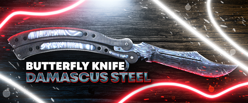 Butterfly Knife | Damascus Steel
