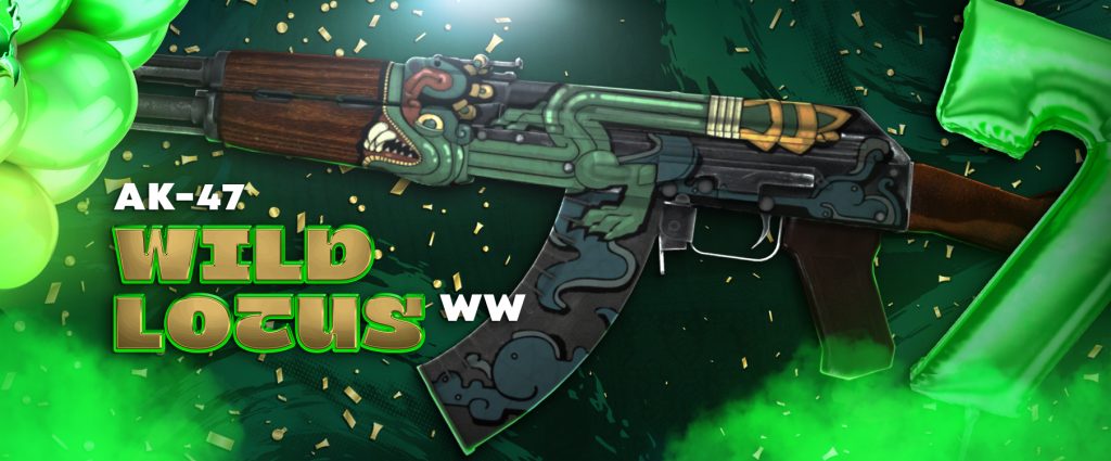 AK-47 Wild Lotus (Well-Worn) Upgrader
