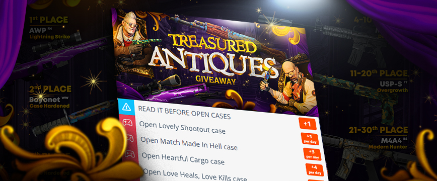 Treasured Antiques Giveaway overview